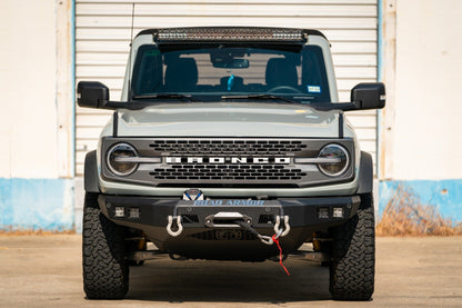 Stealth Front Mid Width Winch Bumper - Texture Black 2021-2024 Ford Bronco