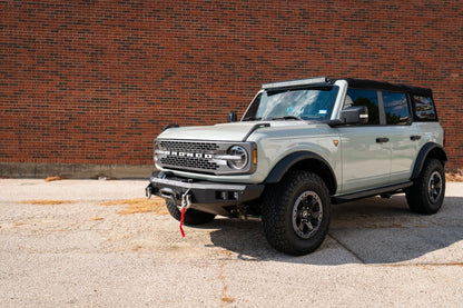 Stealth Front Mid Width Winch Bumper - Texture Black 2021-2024 Ford Bronco