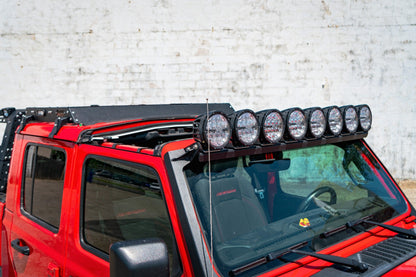 Treck Roof Rack System | Modular | 4 Door - Texture Black 2020-2025 Jeep JT