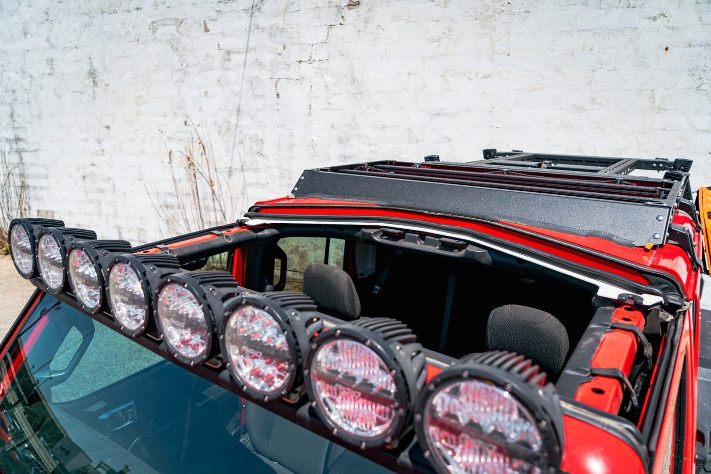 Treck Roof Rack System | Modular | 4 Door - Texture Black 2020-2025 Jeep JT