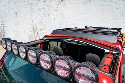 Treck Roof Rack System | Modular | 4 Door - Texture Black 2020-2025 Jeep JT