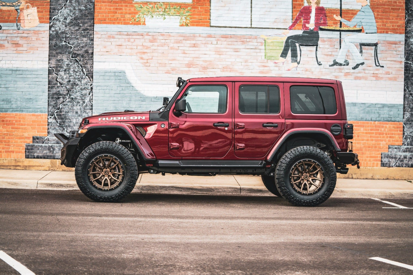 Stealth Side Step | 4 Door - Texture Black 2018-2025 Jeep JLU