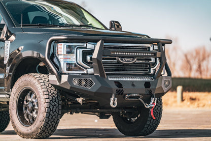 Evolution Front Winch Bumper Reaper Guard - Texture Black 2017-2022 Ford F-250 F-350