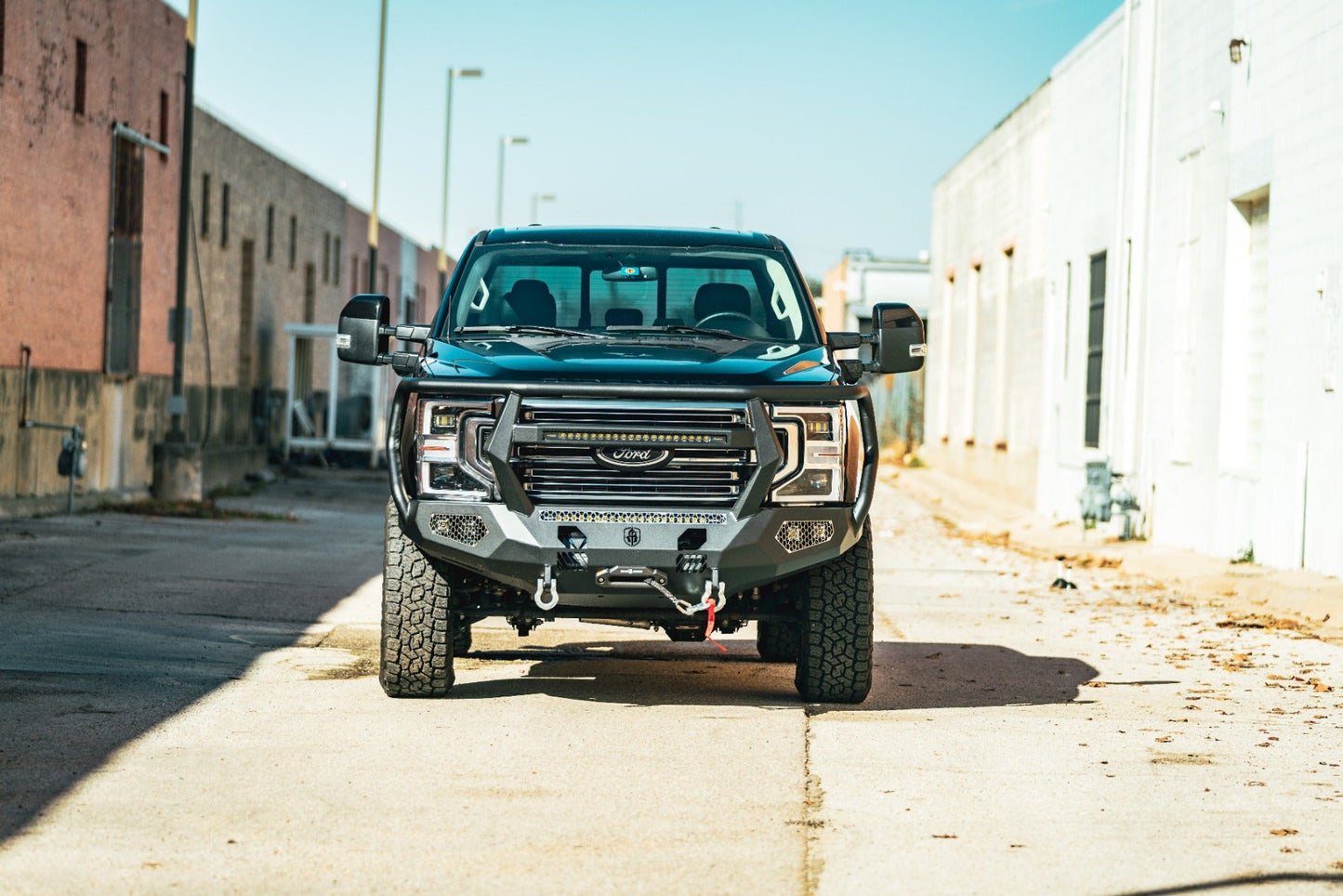 Evolution Front Winch Bumper Reaper Guard - Texture Black 2017-2022 Ford F-250 F-350