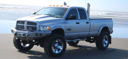 Stealth Front Winch Bumper | Round Holes - Texture Black 2003-2005 RAM 2500 3500