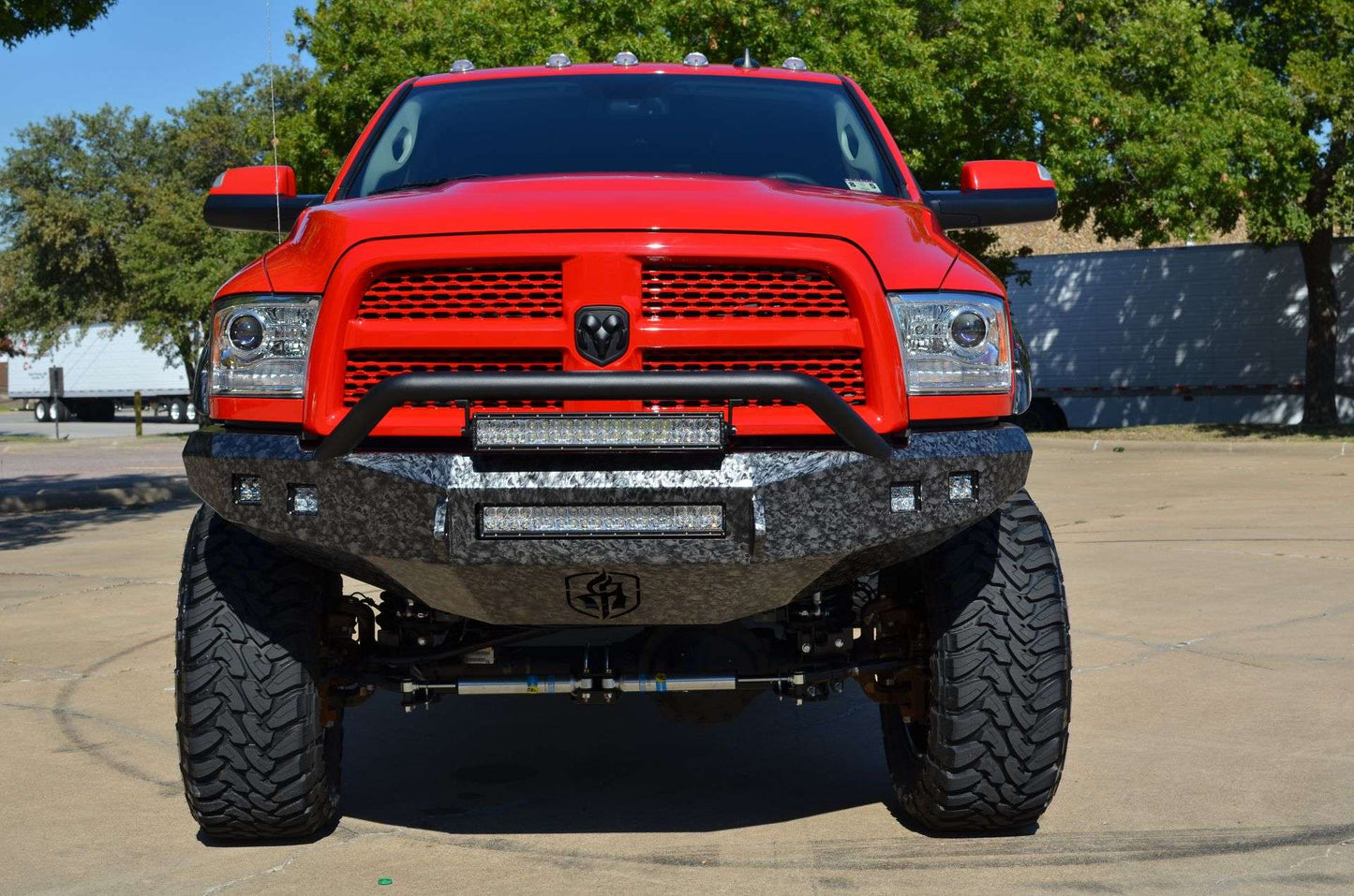 Stealth Front Non-Winch Bumper Pre-Runner Guard - Texture Black 2010-2018 RAM 2500 3500