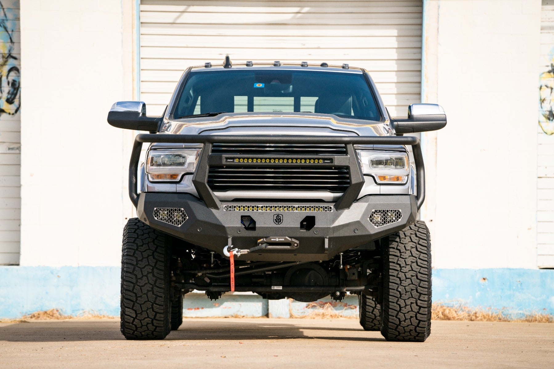 Evolution Front Winch Bumper Reaper Guard - Texture Black 2019-2024 RAM 2500 3500