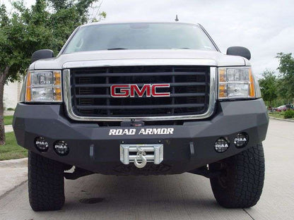 Stealth Front Winch Bumper | Round Holes - Texture Black 2008-2010 GMC 2500 3500