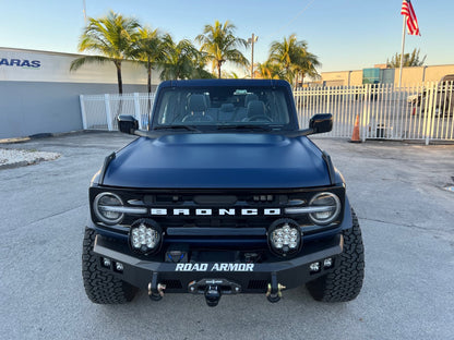 Stealth Front Mid Width Winch Bumper - Texture Black 2021-2024 Ford Bronco