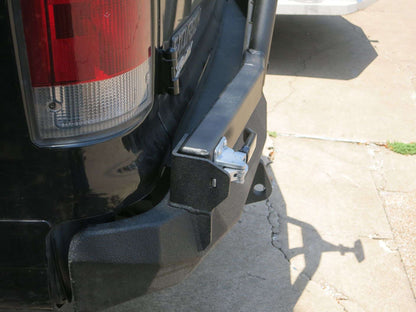 Stealth Rear Winch Bumper | Tire Carrier - Texture Black 1999-2007 Ford Excursion