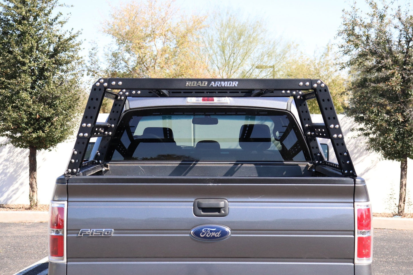TRECK 5 1/2 to 6Ft. Full-Size Truck Beds - Adjustable Bed Rack System (505BRS-BRKTKIT Included) - Texture Black 2009-2014 FORD