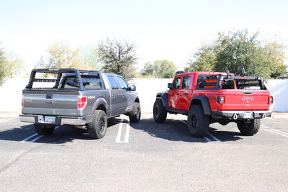 Treck 6Ft. Adjustable Bed Rack System | Includes Bracket Kit - Texture Black 2009-2014 Ford F-150 Raptor