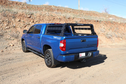 Treck 6.5Ft. Adjustable Bed Rack System | Overland Package | Includes Bracket Kit - Texture Black 2007-2022 Toyota Tundra