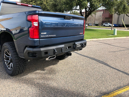 Stealth Rear Winch Bumper - Texture Black 2019-2021 Chevrolet/GMC 1500