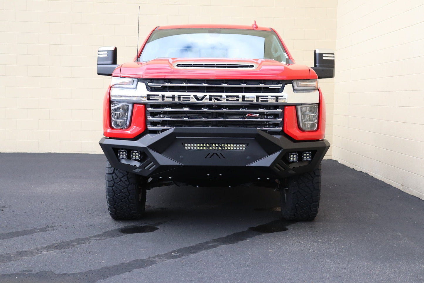 Spartan Front Bolt on Accessory Sheet Metal Pre-Runner Guard - Texture Black 2020-2023 Chevrolet 2500 3500