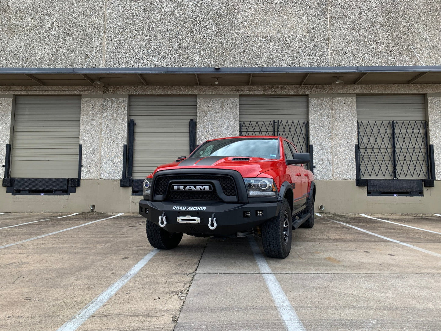Stealth Front Winch Bumper - Texture Black 2015-2018 RAM Rebel