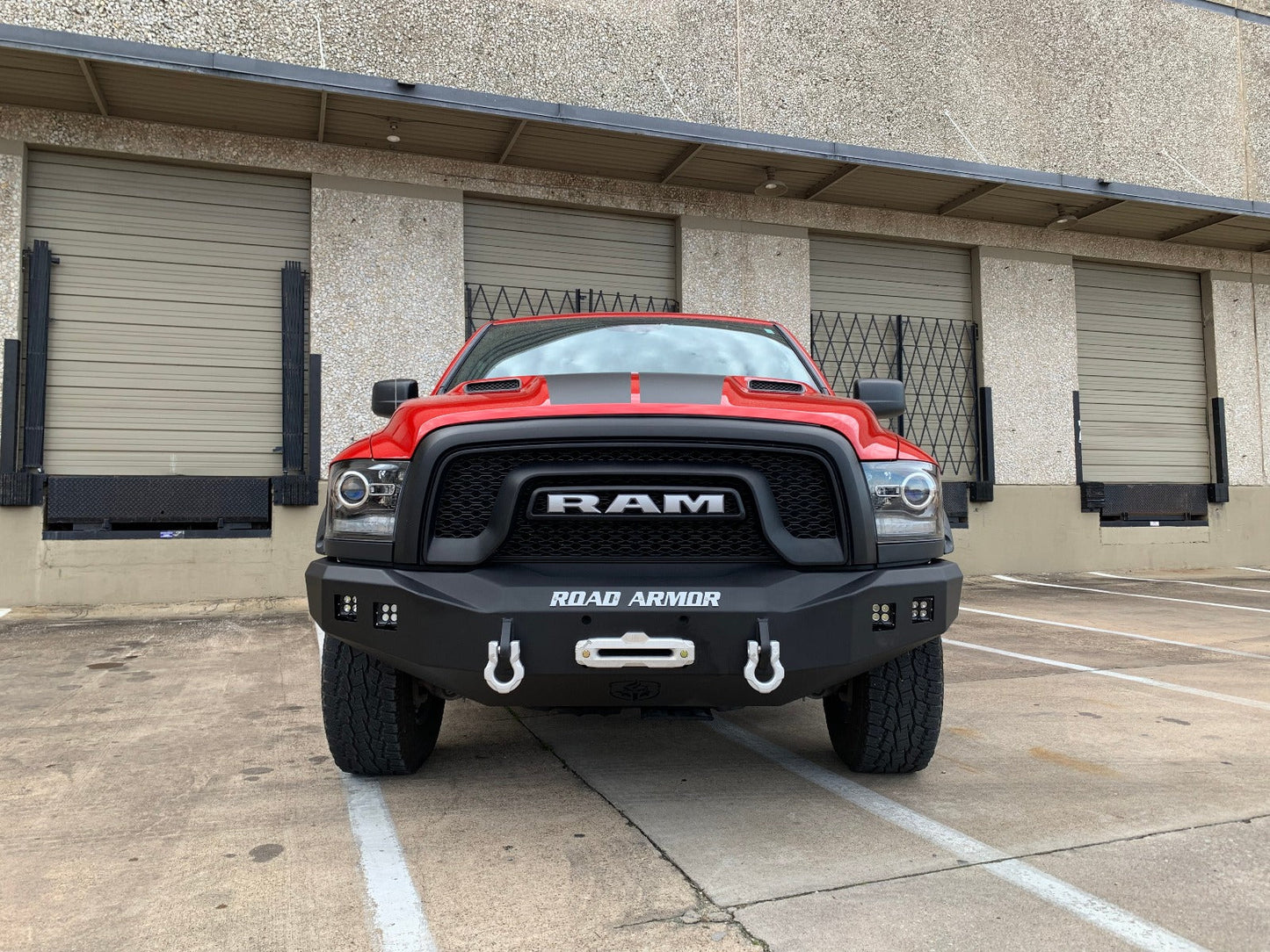 Stealth Front Winch Bumper - Texture Black 2015-2018 RAM Rebel