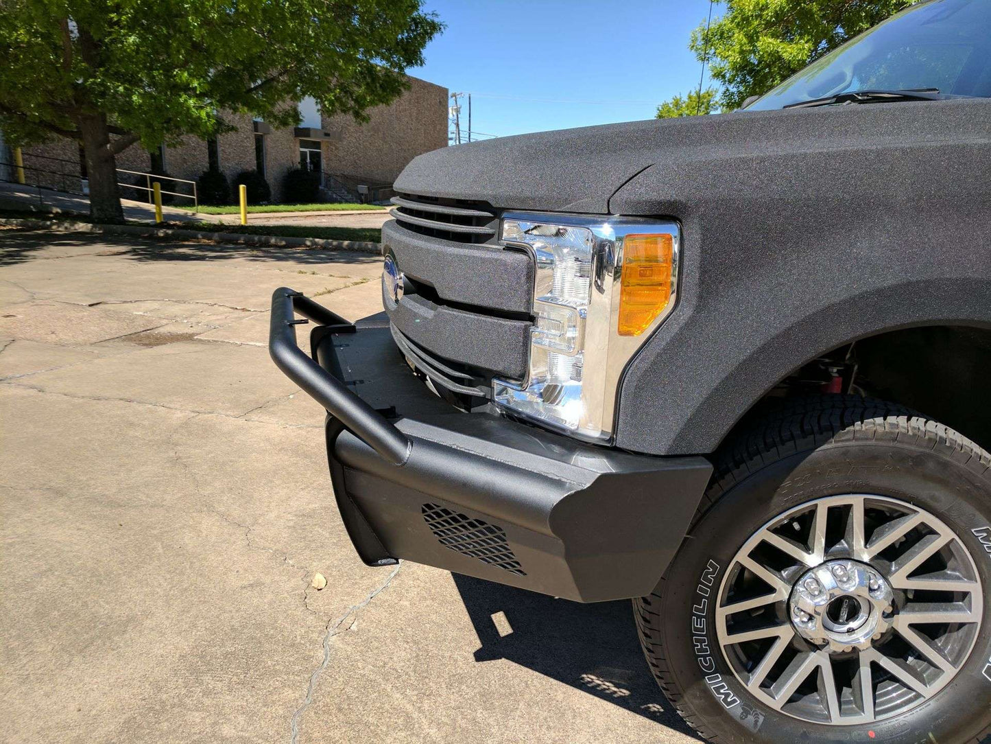 Vaquero Front Non-Winch Bumper Pre-Runner Guard - Texture Black 2017-2022 Ford F-250 F-350 F-450