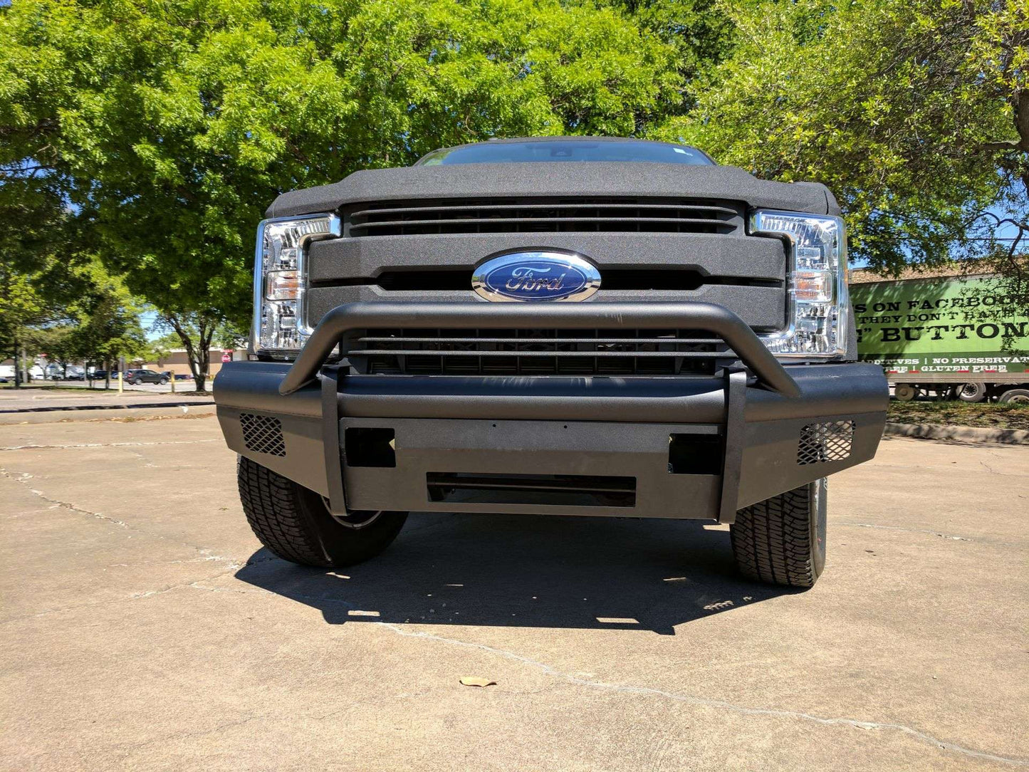 Vaquero Front Non-Winch Bumper Pre-Runner Guard - Texture Black 2017-2022 Ford F-250 F-350 F-450