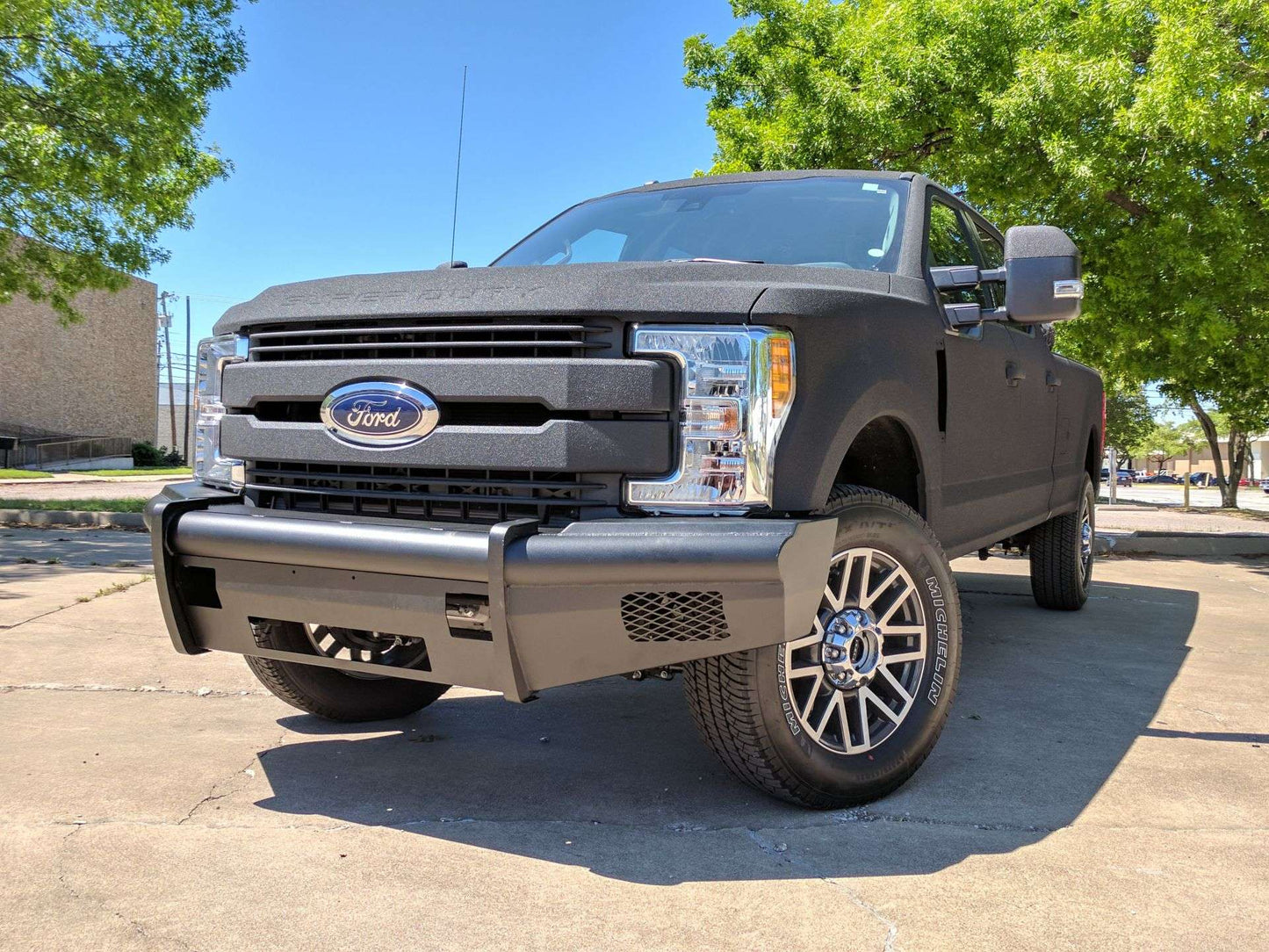 Vaquero Front Non-Winch Bumper - Texture Black 2017-2022 Ford F-250 F-350 F-450