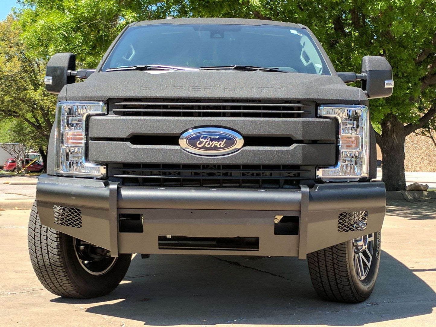 Vaquero Front Non-Winch Bumper - Texture Black 2017-2022 Ford F-250 F-350 F-450