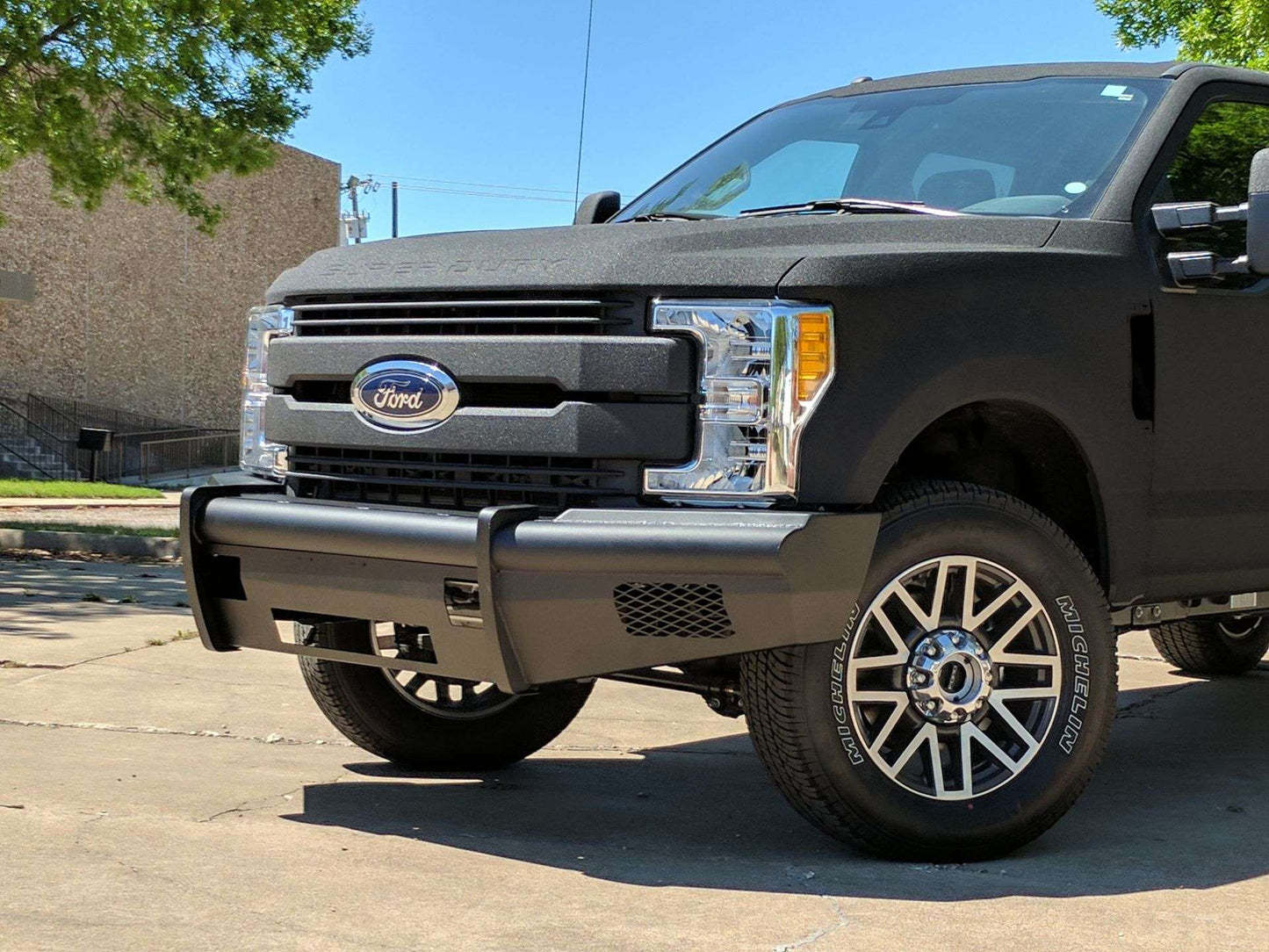 Vaquero Front Non-Winch Bumper - Texture Black 2017-2022 Ford F-250 F-350 F-450