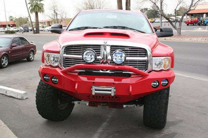 Stealth Front Winch Bumper Pre-Runner Guard | Round Holes - Texture Black 2003-2005 RAM 2500 3500