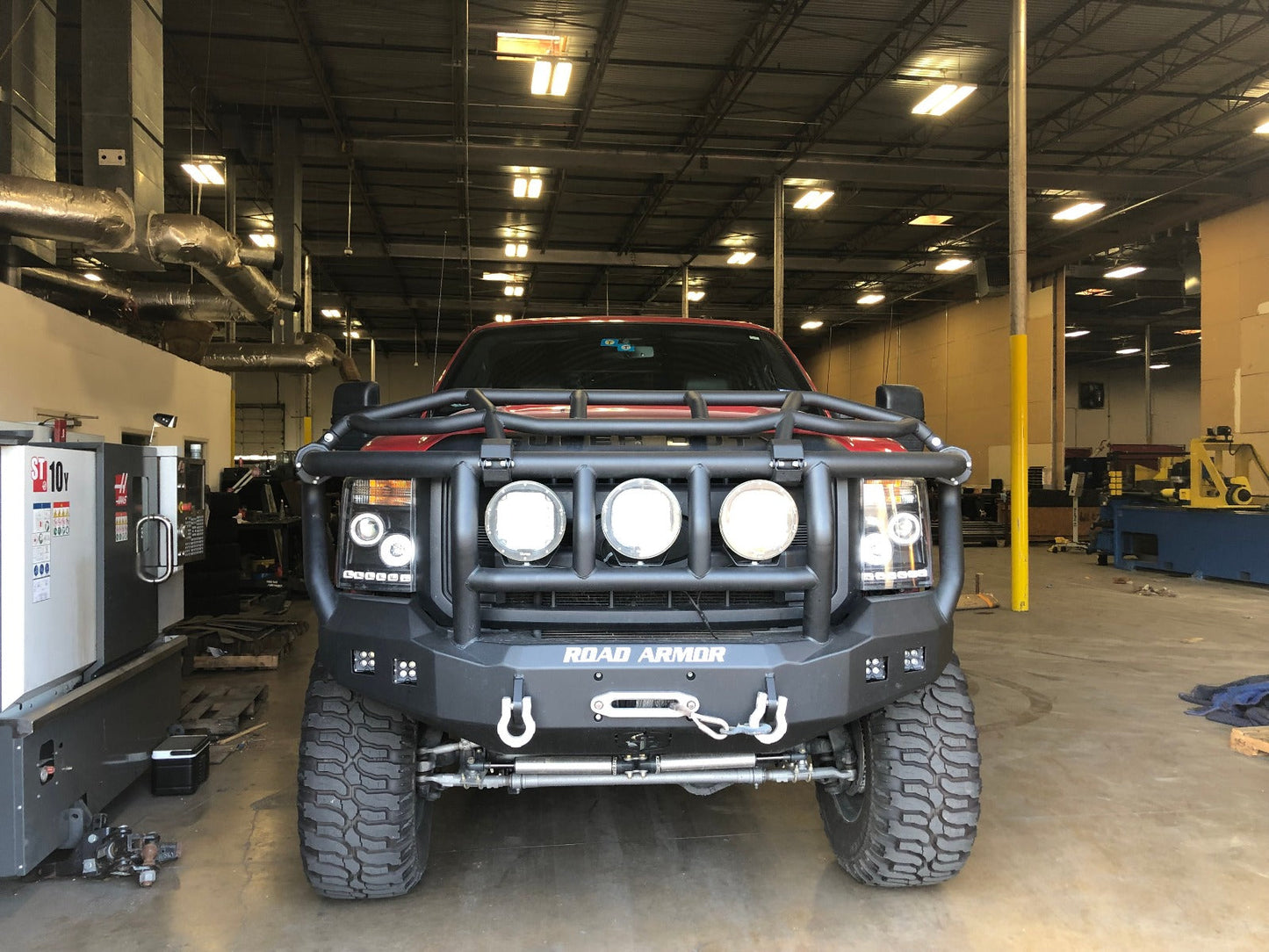 Stealth Front Winch Bumper Titan II Guard | Intimidator - Texture Black 2011-2016 Ford F-250 F-350
