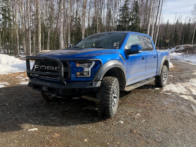 Stealth Front Non-Winch Bumper Lonestar Guard - Texture Black 2017-2020 Ford Raptor