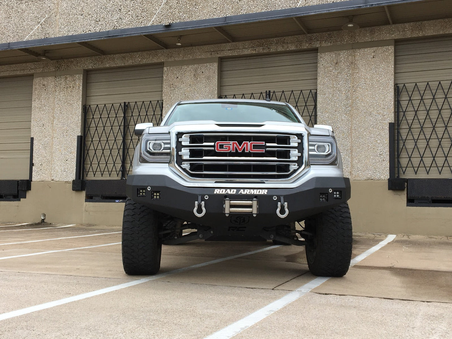 Stealth Front Winch Bumper - Texture Black 2016-2018 GMC 1500