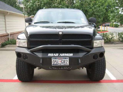Stealth Front Winch Bumper Pre-Runner Guard | Round Holes - Texture Black 1997-2002 RAM 2500 3500
