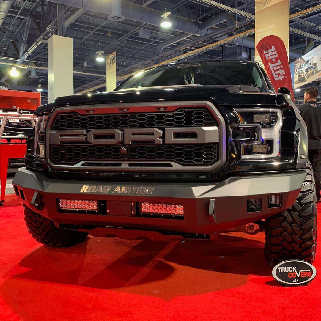 Stealth Front Non-Winch Bumper - Texture Black 2018-2020 Ford F-150