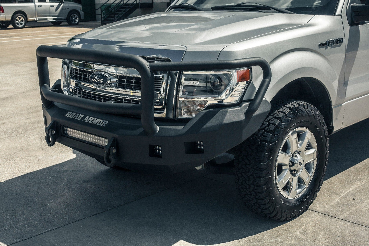 Stealth Front Non-Winch Bumper Lonestar Guard - Texture Black 2009-2014 Ford F-150
