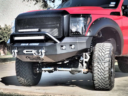 Stealth Front Winch Bumper Pre-Runner Guard - Texture Black 2011-2016 Ford F-250 F-350