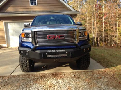 Stealth Front Non-Winch Bumper Pre-Runner Guard - Texture Black 2014-2015 GMC 1500