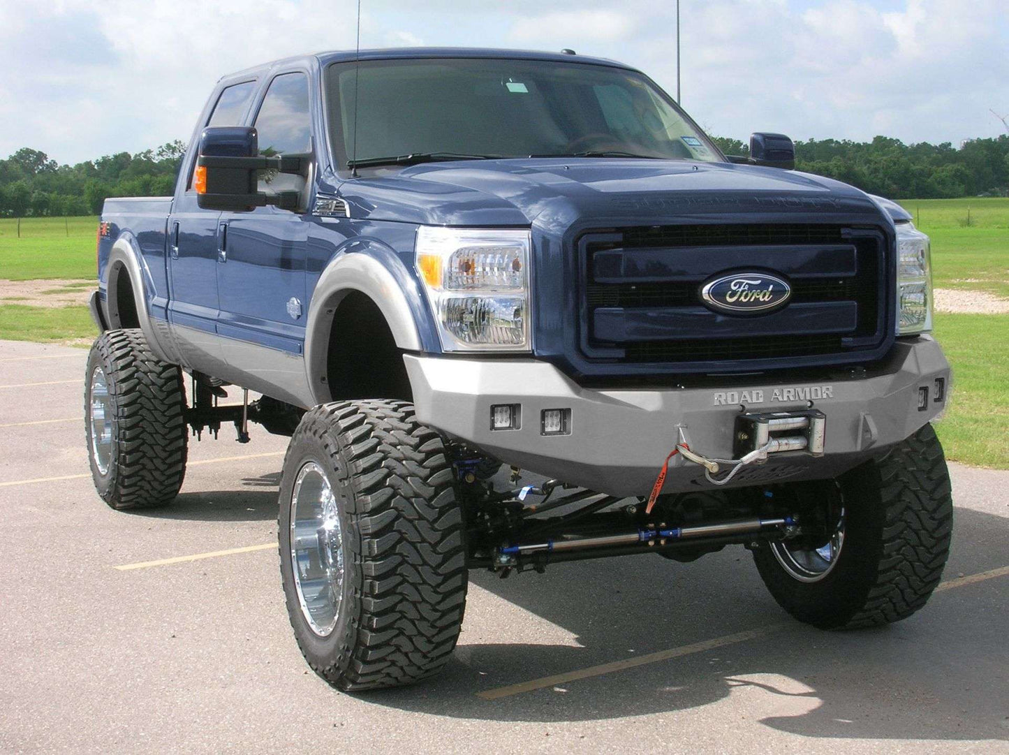 Stealth Front Winch Bumper - Texture Black 2011-2016 Ford F-250 F-350
