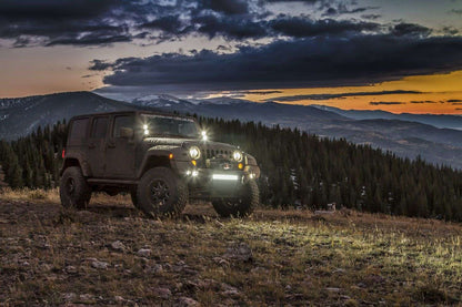 Stealth Front Full Width Winch Bumper | Fits Factory Fenders - Texture Black 2007-2018 Jeep JK JKU
