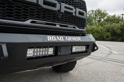 Stealth Front Non-Winch Bumper - Texture Black 2017-2020 Ford Raptor