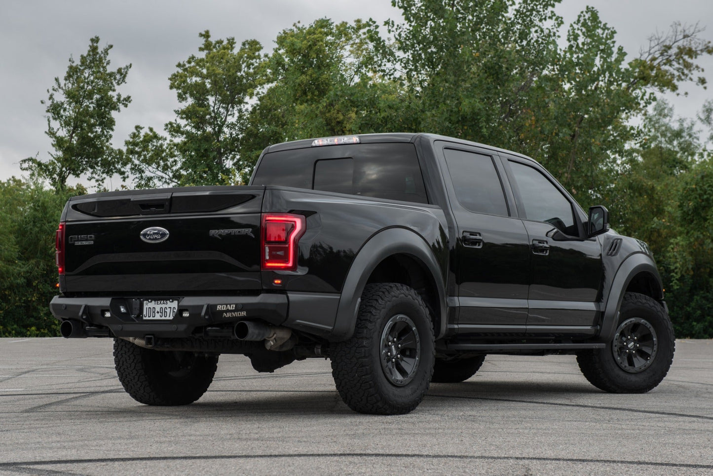 Stealth Rear Non-Winch Bumper - Texture Black 2017-2020 Ford Raptor