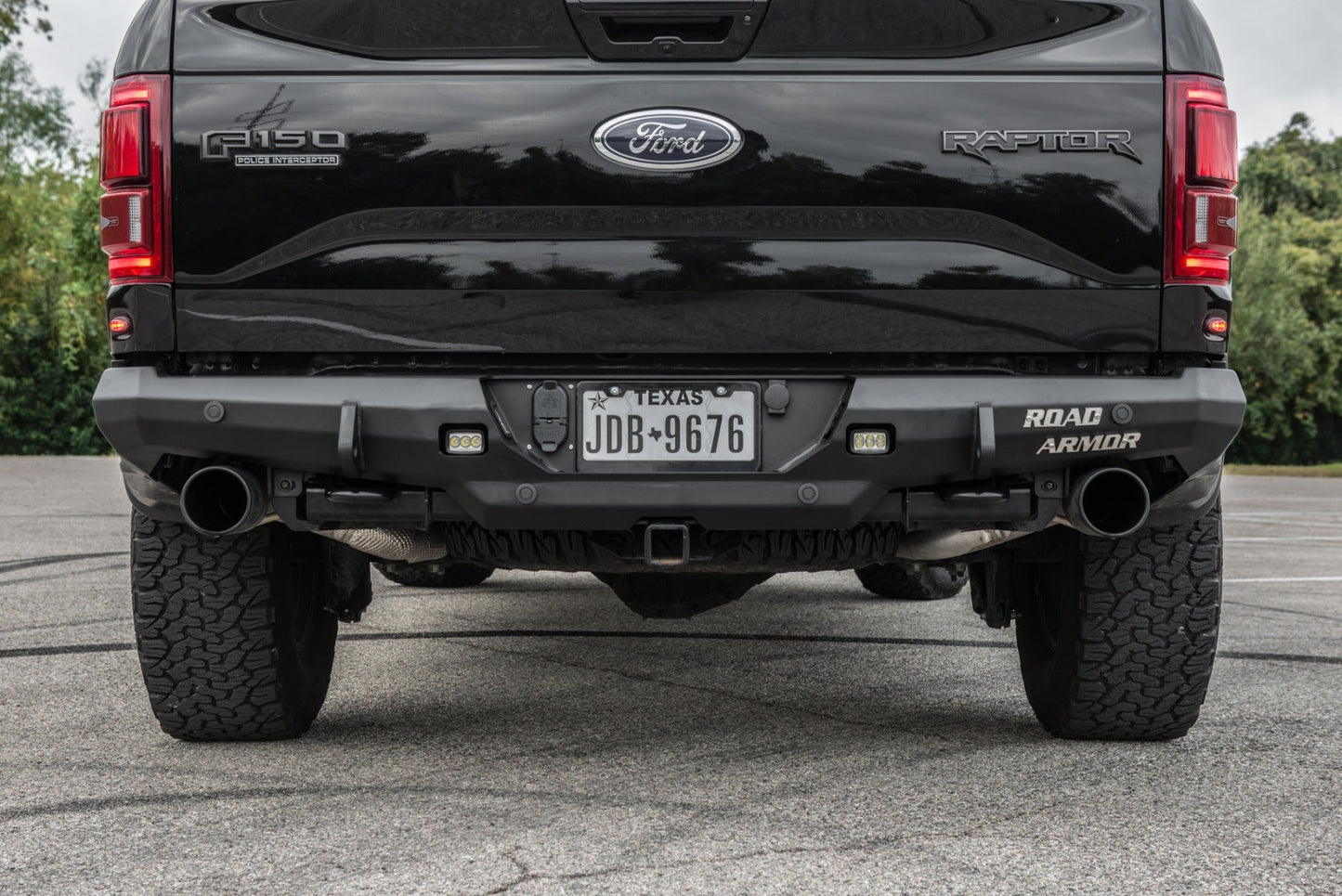 Stealth Rear Non-Winch Bumper - Texture Black 2017-2020 Ford Raptor