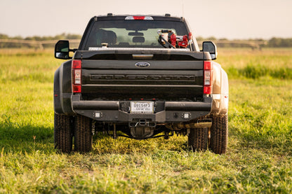 Vaquero Rear Bumper - Texture Black 2017-2022 Ford F-250 F-350 F-450