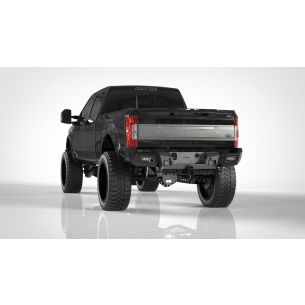 iDentity Rear Bumper Full Kit | Center Section | Shackle End Pods | Beauty Ring - Texture Black 2017-2022 Ford F-250 F-350 F-450