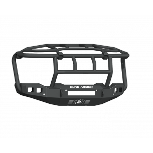 Stealth Front Non-Winch Bumper Titan II Guard | Intimidator - Texture Black 2020-2023 GMC 2500 3500