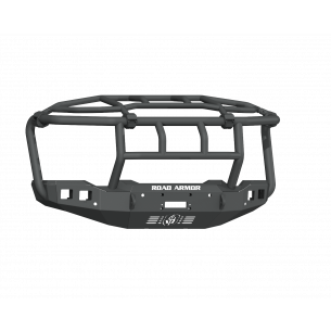 Stealth Front Winch Bumper Titan II Guard | Intimidator - Texture Black 2020-2023 GMC 2500 3500