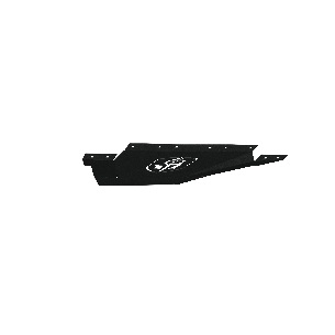Spartan Front Bumper Bolt on Accessory Skid Plate - Texture Black 2016-2018 Chevrolet 1500