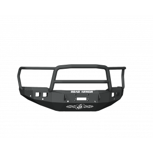 Stealth Front Winch Bumper Lonestar Guard - Texture Black 2019-2024 RAM 2500 3500