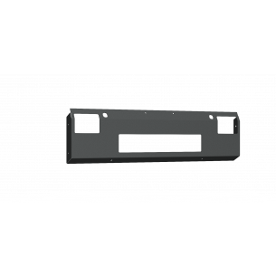 Vaquero Front Bumper Accessory Non-Winch Plate - Texture Black 2019-2024 RAM 2500 3500