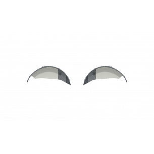 Stealth Rear Fender Liners - Stainless 2018-2023 Jeep JL JLU