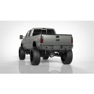 iDentity Rear Bumper Full Kit | Center Section | Shackle End Pods | Beauty Ring - Texture Black 2011-2016 Ford F-250 F-350 F-450