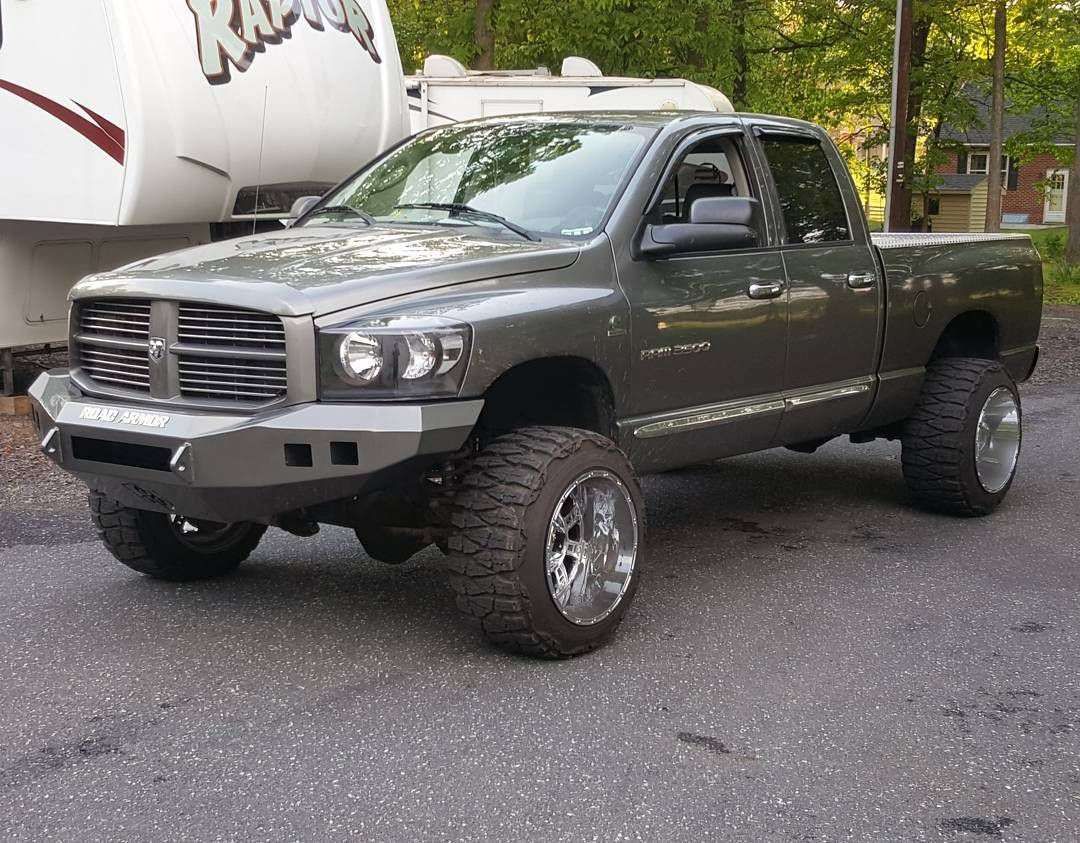 Stealth Front Non Winch Bumper Texture Black 2006 2009 RAM